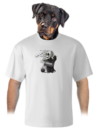 unisex túlméretezett póló