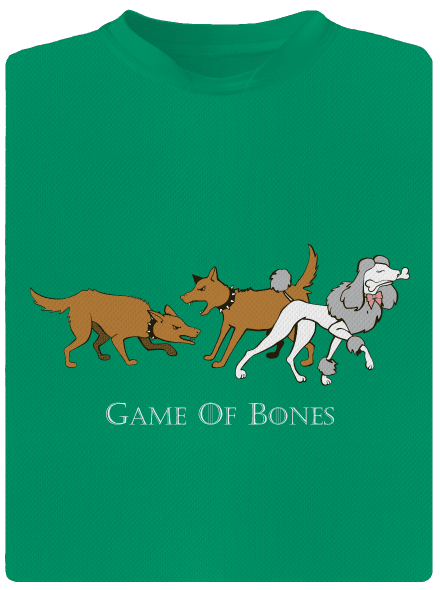 Game of Bones gyerek sport póló Kelly Green Mal