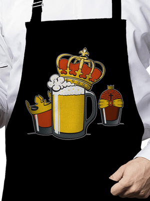 Három Királyok kötény Black