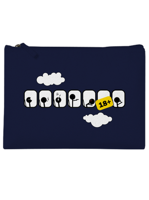 Repülőgép kis táska French Navy