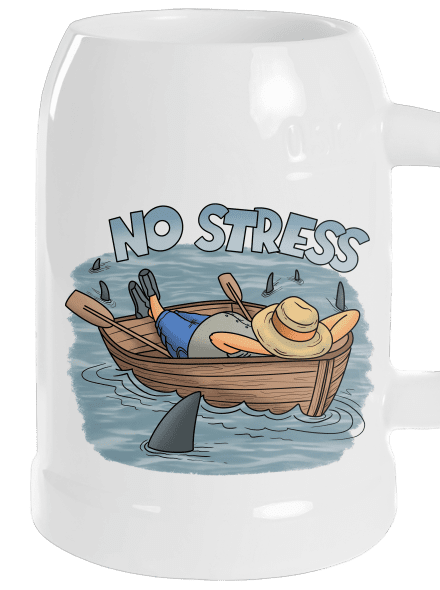 No stress söröskorsó White