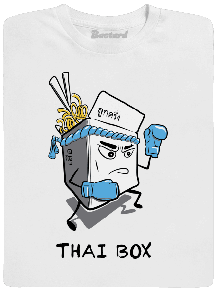 Thai box férfi hosszú ujjú póló White