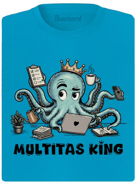 Multitas king női sportpóló Blue Atol