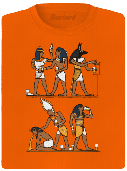 Egyiptomi parti női sportpóló Neon Orange