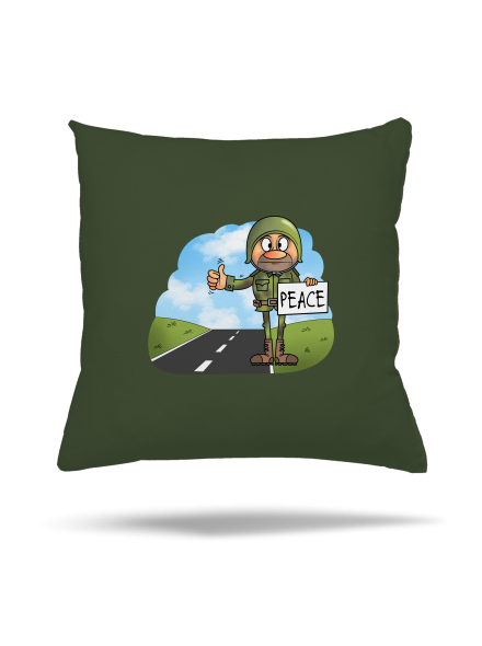 Peace párna Olive Green