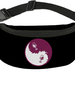 Yin Yang bor övtáska Black