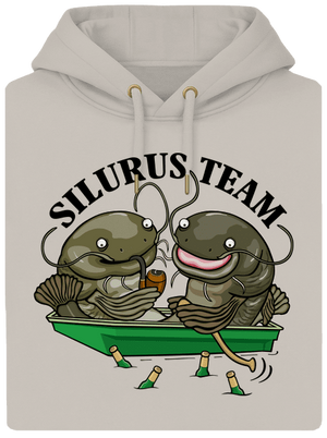 Silurus team unisex prémium pulóver Pastel Macchiato