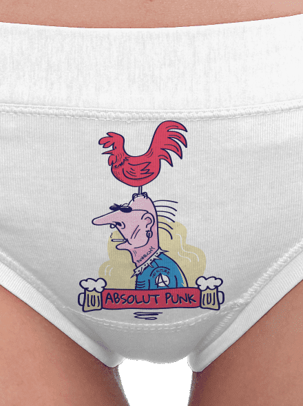 Absolut Punk női bugyik White