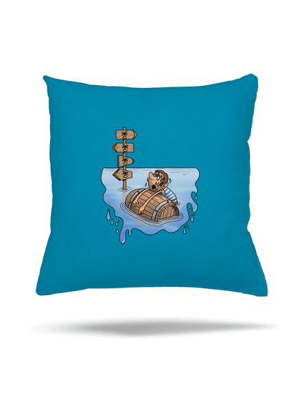 Kitaszított párna Blue Turquoise