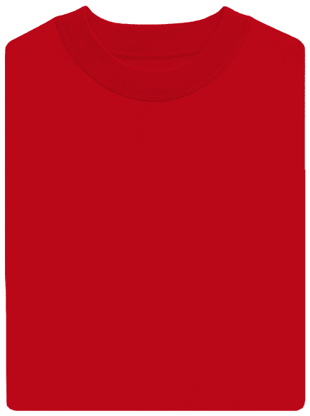 Nyomtatás nélkül unisex crewneck Red