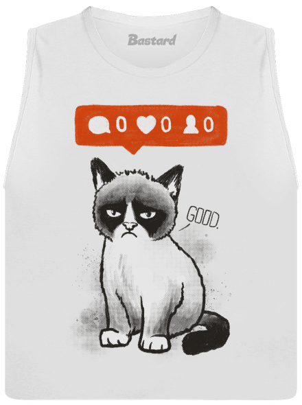 Grumpy női bővített trikó White