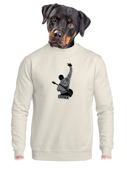 Rocky unisex crewneck Off White