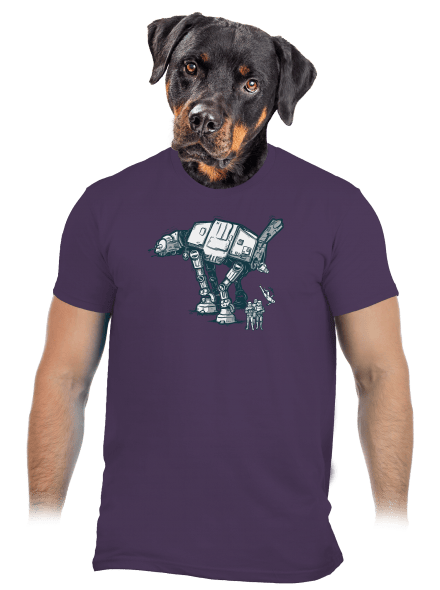 AT-AT férfi póló Urban Purple