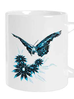 Fake nature nagy bögre White