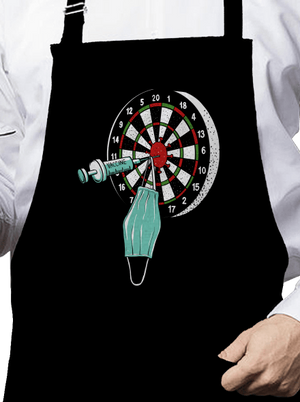 Közbelépés kötény Black