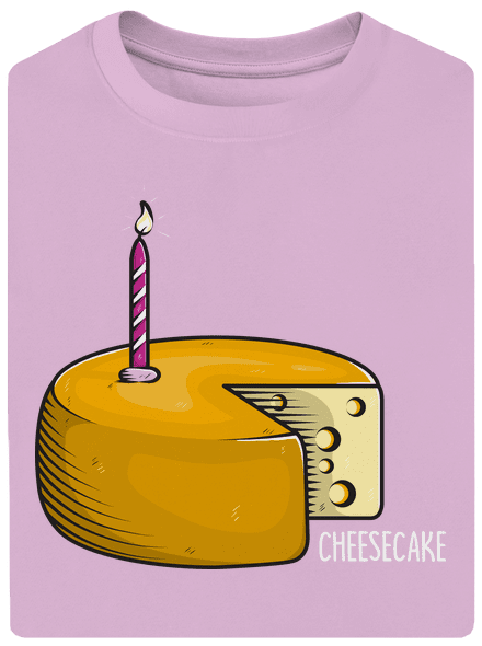 Cheese cake unisex túlméretezett póló Orchid