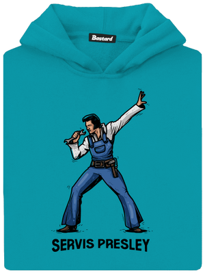 Servis Presley gyerek kenguruzsebes pulóver Hawaiian Blue