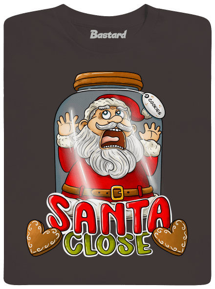 Santa Close férfi hosszú ujjú póló Bear Brown
