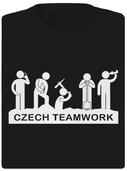 Czech Teamwork női sportpóló Black