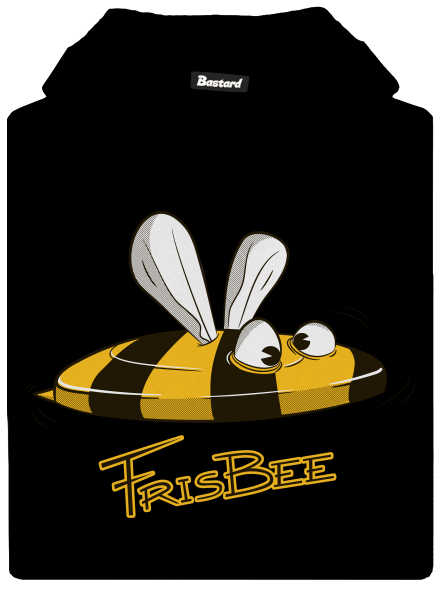 Frisbee gyerek kenguruzsebes pulóver Black