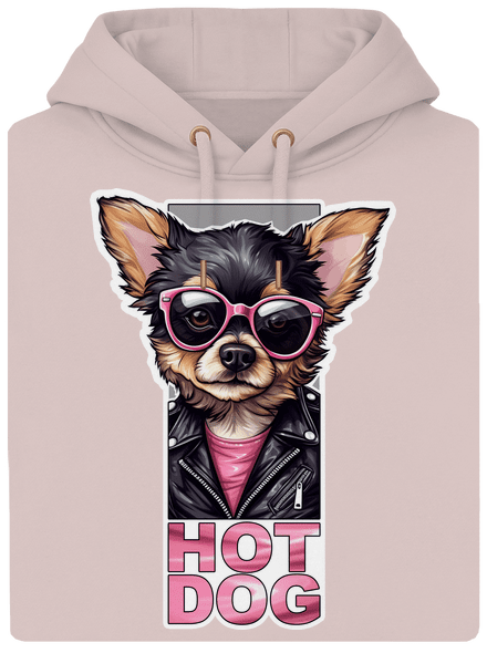 Very hot dog unisex prémium pulóver Rose Chalk
