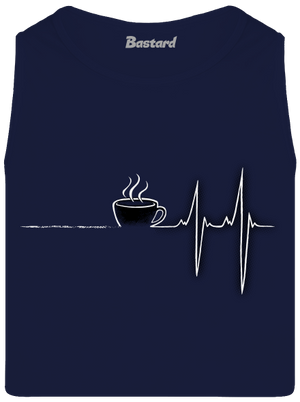 Coffee help férfi trikó French Navy