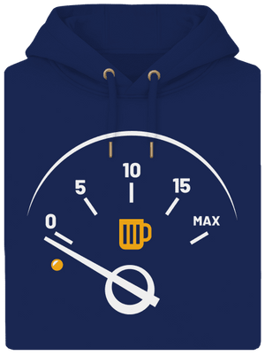 Üres tank unisex prémium pulóver Navy