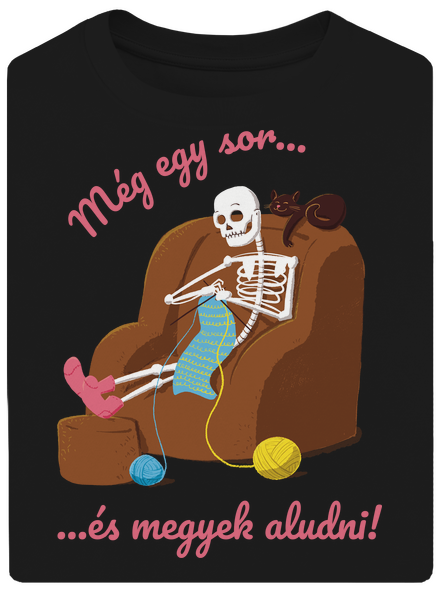 Még egy sor unisex túlméretezett póló Black