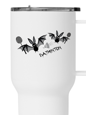 Batminton termosz bögre White