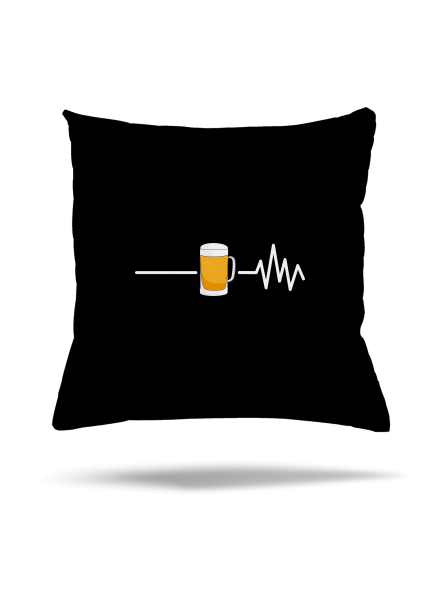 Beer help párna Black
