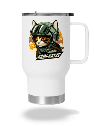 Kami-Katze termosz bögre White