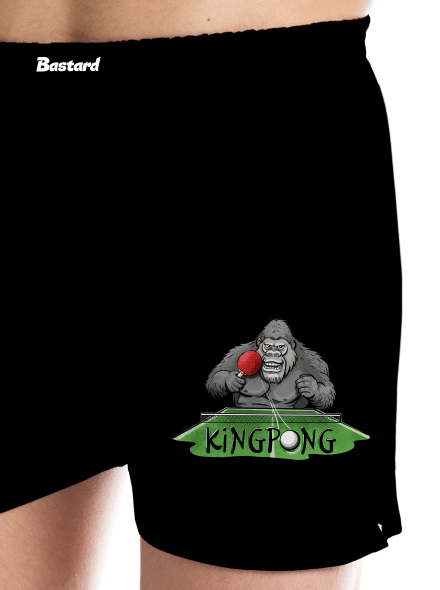King pong férfi alsó nadrág Black