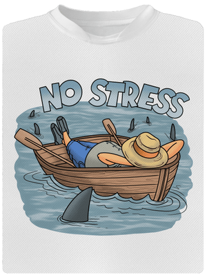 No stress gyerek sport póló White