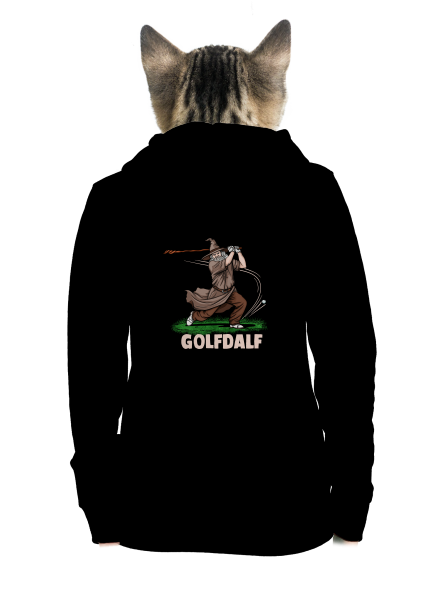 Golfdalf cipzáras női pulóver Black