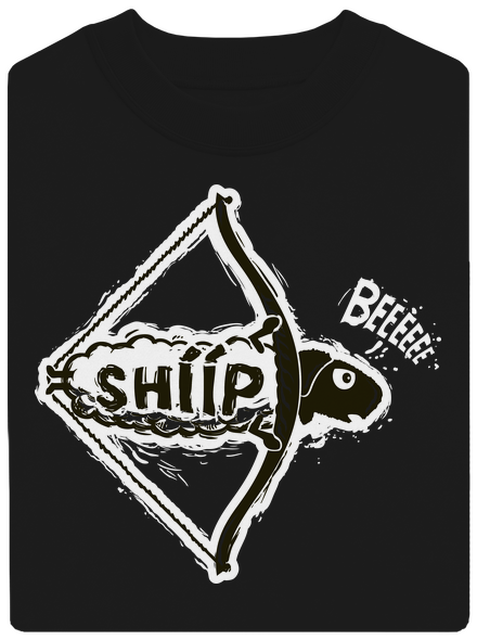  unisex crewneck Black
