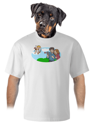 unisex túlméretezett póló