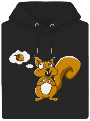 Jégkorszak unisex prémium pulóver Dark Black