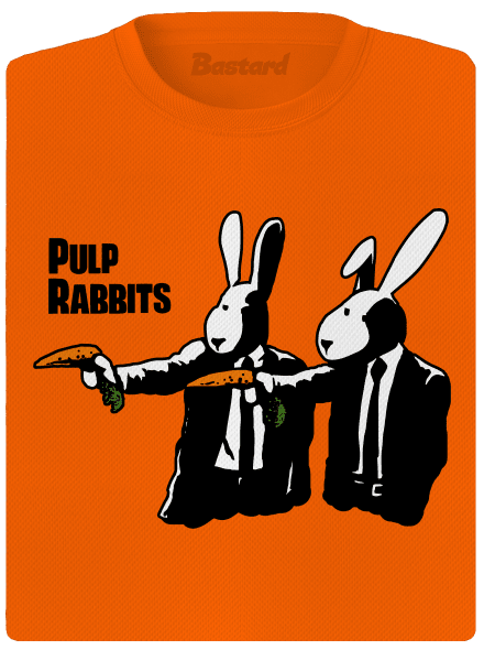 Pulp Rabbits női sportpóló Neon Orange