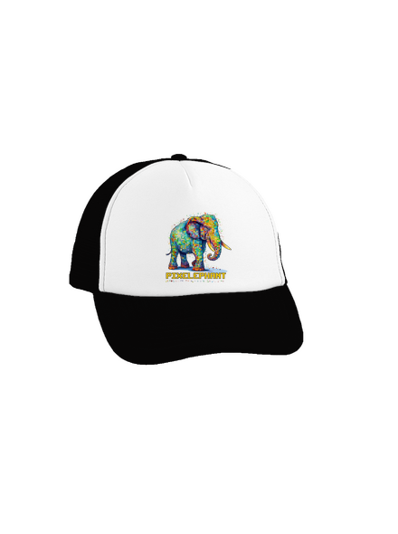 Pixelephant teherautós sapka Black cap