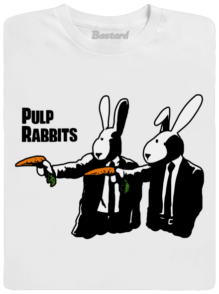 Pulp Rabbits férfi póló White