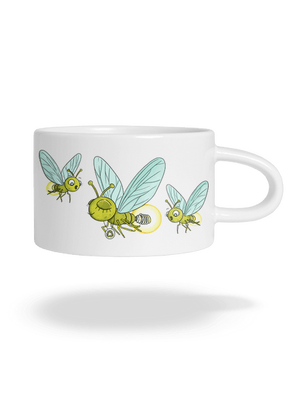 Szentjánosbogár macaron bögre White