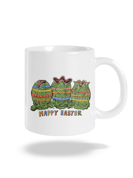 Happy easter hagyományos bögre White