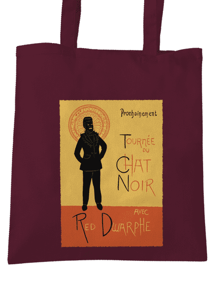 Le Chat Noir táska Burgundy