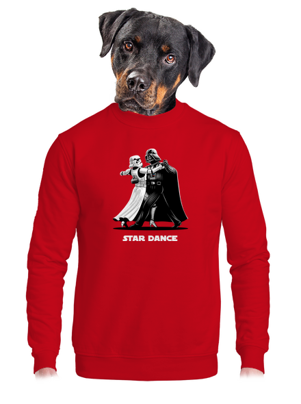 Star dance unisex crewneck Red