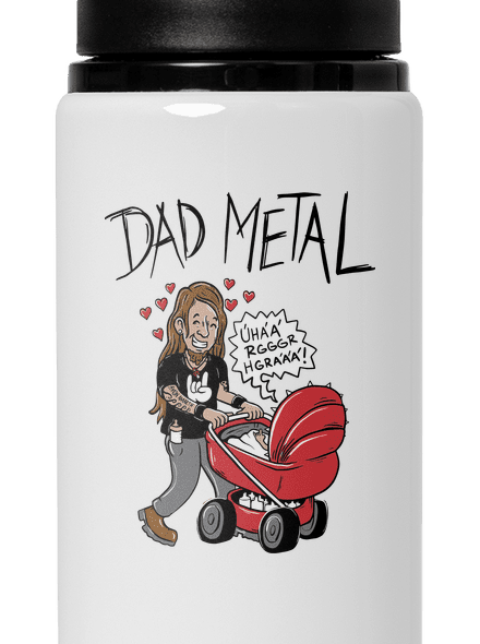 Dad metal kulacs White