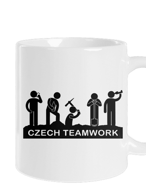 Czech Teamwork hagyományos bögre White