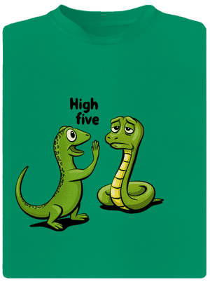 High Five gyerek sport póló Kelly Green Mal