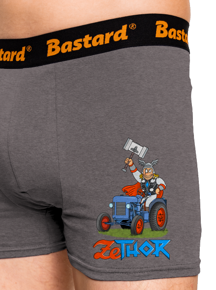 ZeThor boxeralsó Gray Melange