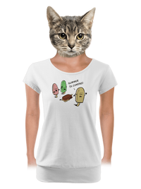 női póló elasztikus alsó szegéllyel