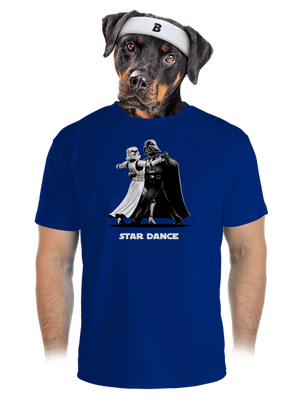 Star dance férfi sportpóló Royal Blue Mal